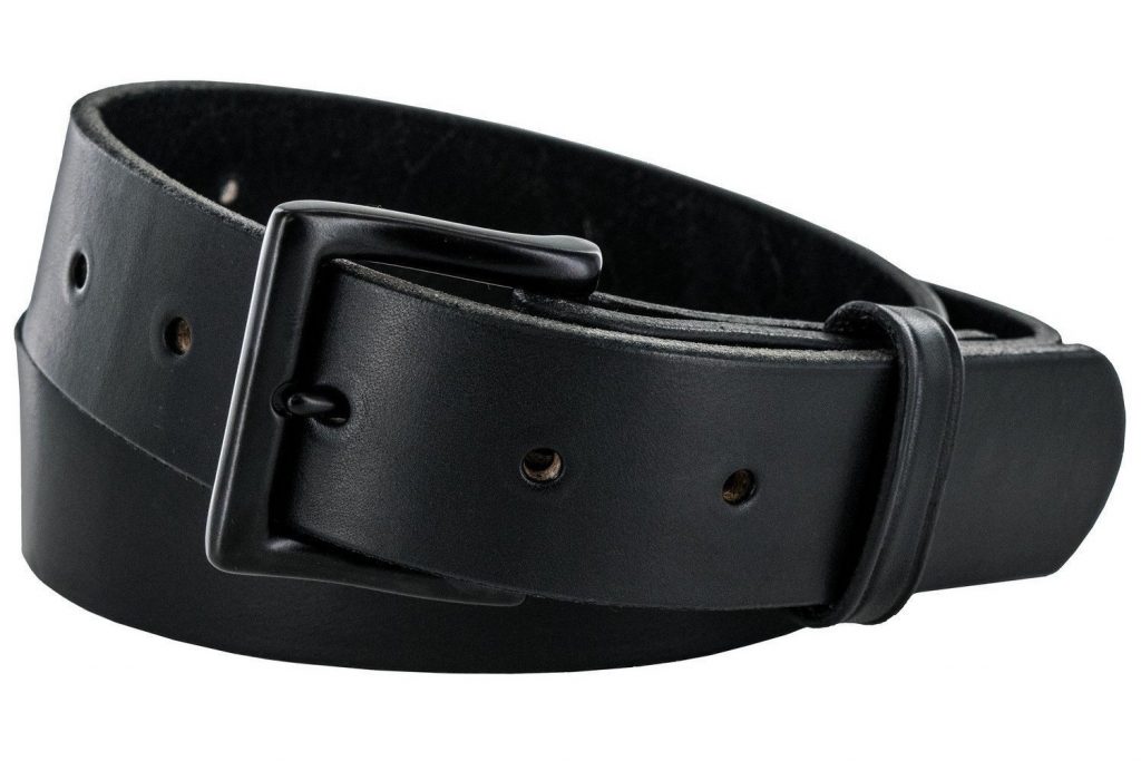 Hanks Everyday - No Break Thick Leather Belt - Mens Heavy Duty Belts